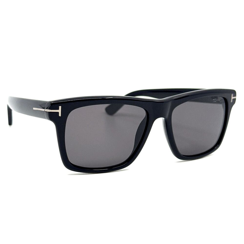 Tom Ford Black Sunglasses with Gray Lenses